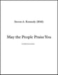 May the People Praise You SATB choral sheet music cover